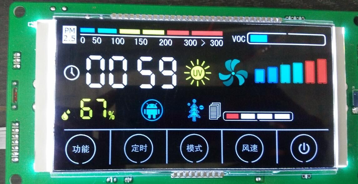 LCD control panel